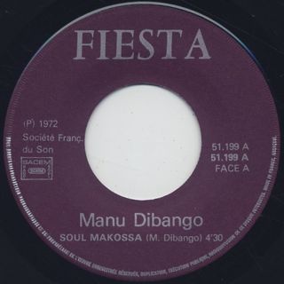Manu Dibango / Soul Makossa c/w Lily ② label