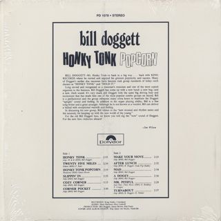 Bill Doggett / Honky Tonk Popcorn back