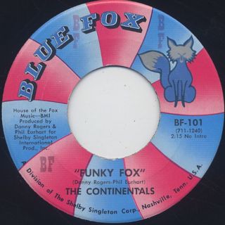 Continentals / Funky Fox c/w Straight Ahead back