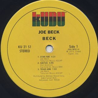 Joe Beck / Beck label