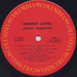 Ramsey Lewis / Funky Serenity label