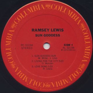 Ramsey Lewis / Sun Goddess label