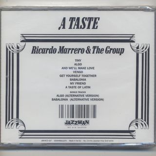 Ricardo Marrero & The Group / A Taste (CD) back