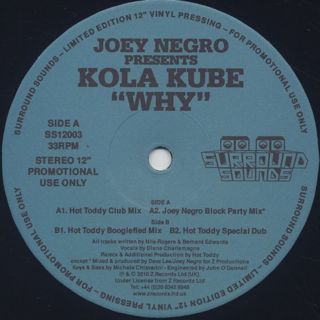 Joey Negro presents Kola Kube / Why