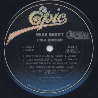 Mike Berry / I'm A Rocker label