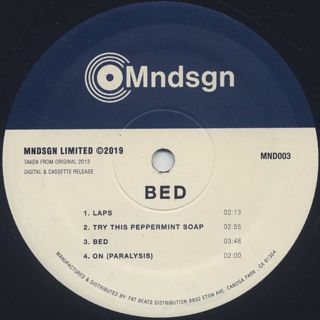 Mndsgn / Bed label