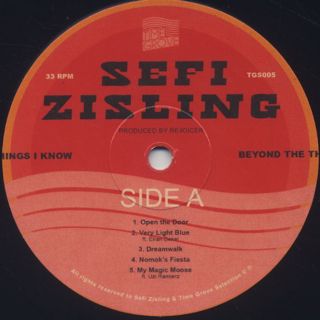 Sefi Zisling / Beyond The Thing I Know label