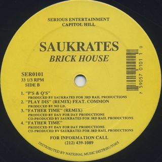 Saukrates / Brick House EP label