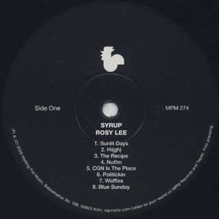 Syrup / Rosy Lee label