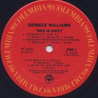 Deniece Williams / This Is Nicey label