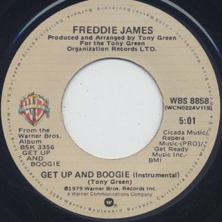 Freddie James / Get Up And Boogie (45) back