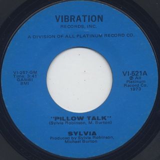 Sylvia / Pillow Talk c/w My Thing front