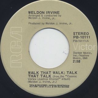 Weldon Irvine / Walk That Walk; Talk That Talk