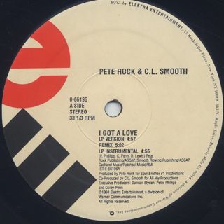 Pete Rock & C.L. Smooth / I Got Love label