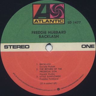 Freddie Hubbard / Backlash label
