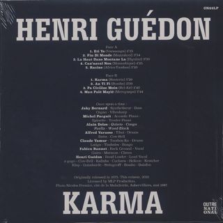 Henri Guedon / Karma back