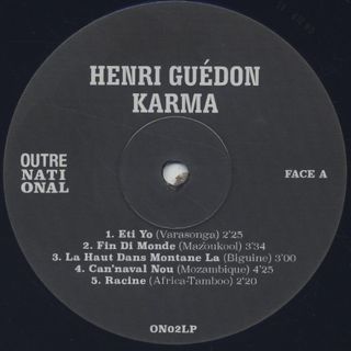 Henri Guedon / Karma label