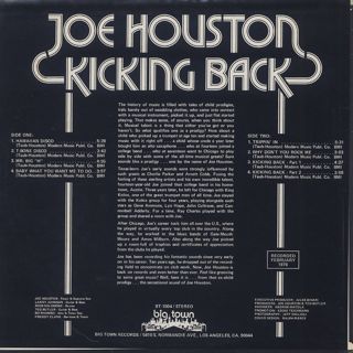 Joe Houston / Kicking Back back