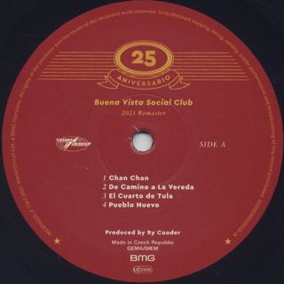 Buena Vista Social Club / S.T. (2LP) label