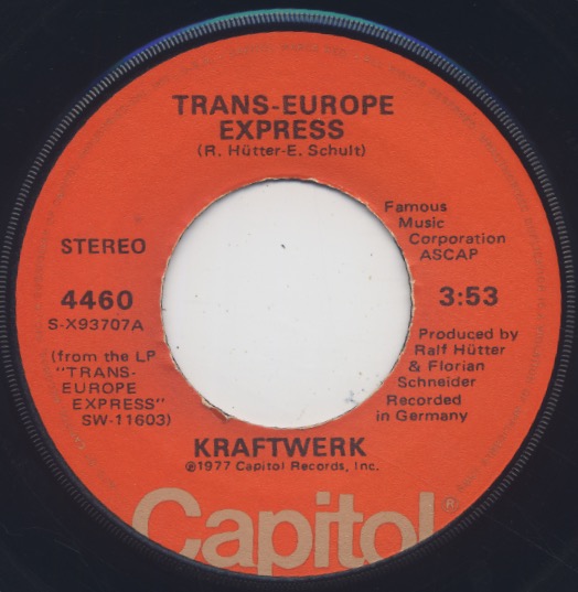 KRAFTWERK TRANS EUROPE EXPRESS レコード