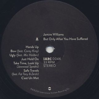Jamire Williams / But Only After You Have Suffered label