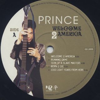 Prince / Welcome 2 America (2LP) label