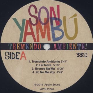 Son Yambu / Tremendo Ambiente label