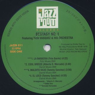 Tata Vasquez And His Orchestra / Ecstasy label