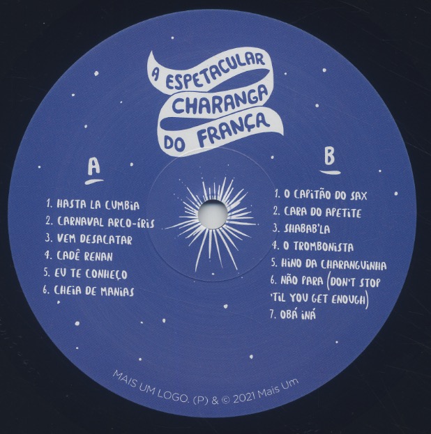 A Espetacular Charanga Do França / The Importance Of Being Espetacular label