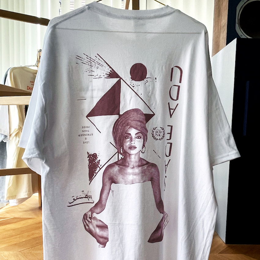 ADU TEE <2ND PRESS> / PINK PRINT (L)