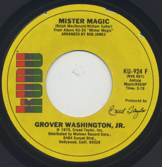 Grover Washington, Jr. / Mister Magic c/w Black Frost