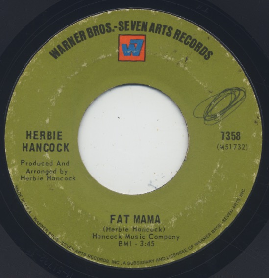 Herbie Hancock / Fat Mama c/w Wiggle-Waggle