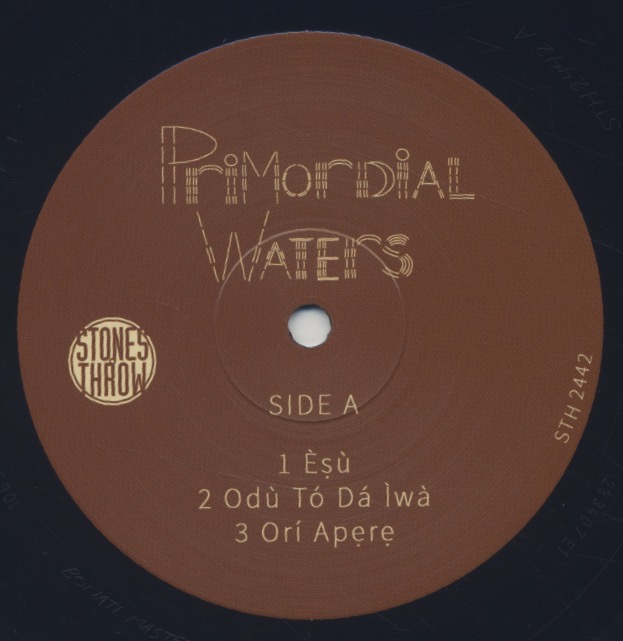 Jamael Dean / Primordial Waters label