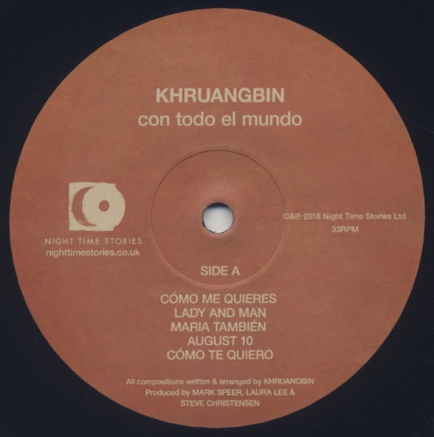 Khruangbin / Con Todo El Mundo label